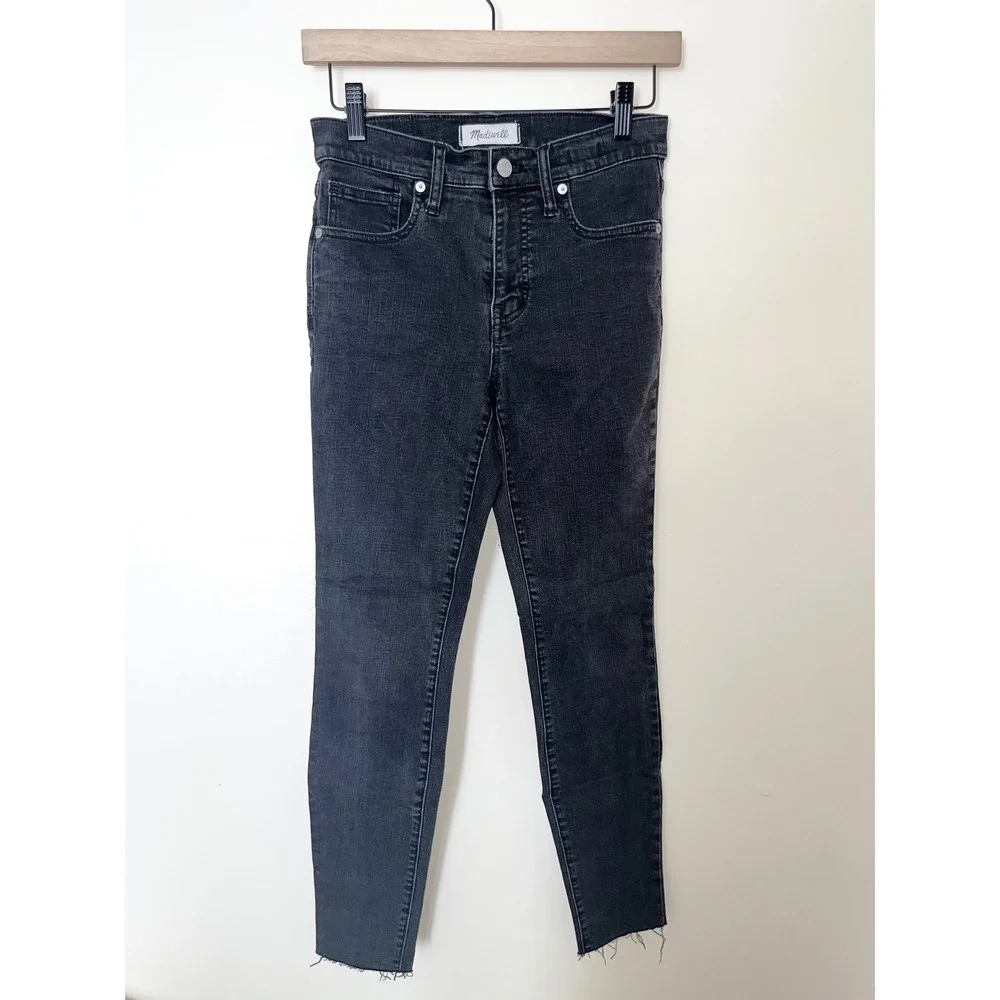 Madewell Skinny Jeans Bundle 3 Pairs White‎ Black Blue High Mid Rise Size 25/26
